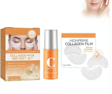 Set de almohadilla y gel hidratante de colágeno